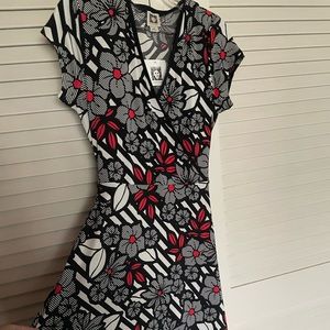 Anne Klein faux wrap dress